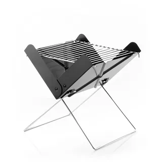 InnovaGoods tragbarer Holzkohlegrill Foldecue