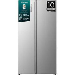 Hisense RS3P558NEIC Side-by-Side (544 l, 1786 mm hoch, Silber)