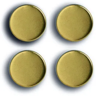 Zeller Magnete gold, Metall Ø 2,3 x 0,9 cm, 4 St.