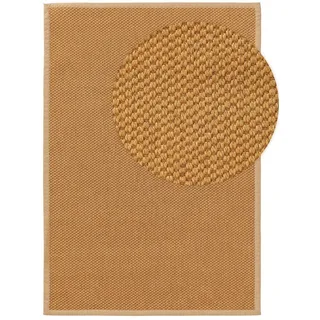 Kunstloft Sisalteppich Greta Beige 200x300 cm , Naturmaterialen , Beton Optik , Rechteckig , 200x1 cm , Gots , für Fußbodenheizung geeignet , Teppiche und Böden, Teppiche