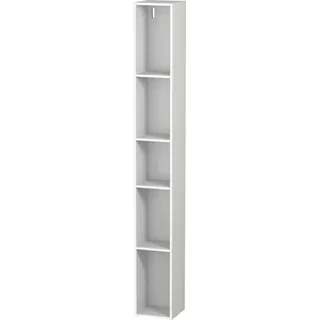 Duravit L-Cube Regalelement vertikal, 5 Fächer, 180x180x1400mm, LC120601818, Farbe: Weiß Matt Dekor