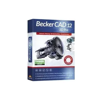 Markt & Technik 80862 BeckerCAD 12 3D PRO Vollversion, 1 Lizenz Windows CAD-Software