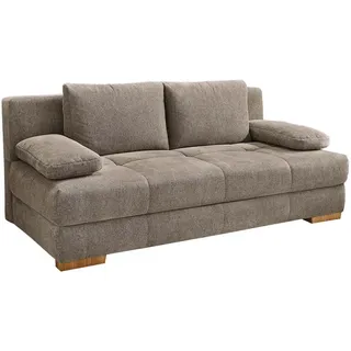 Jockenhöfer Schlafcouch Polyester 2-Sitzer Braun