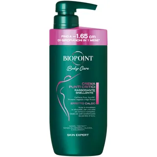 BIOPOINT - Straffende Körpercreme für Bauch, Hüften, Oberschenkel und Arme, straffende Wirkung, 400 ml