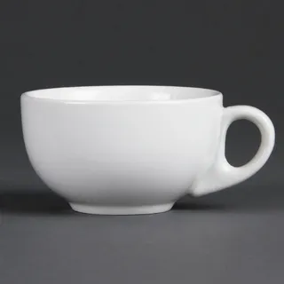 Olympia Cappuccinotasse 0,2 l Weiß 12 St.
