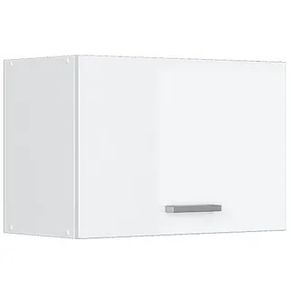 Vicco Hängeschrank R-Line Weiß Hochglanz 60 cm Flach , Holzwerkstoff , 1 Fächer , Rechteckig , 60x40x31 cm , Küchen, Küchenmöbel, Küchenschränke, Küchenoberschränke