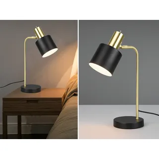 Reality Leuchten Tischleuchte ADAM BHT 14x43.50x28 cm bunt Tischlampe - Schwarz