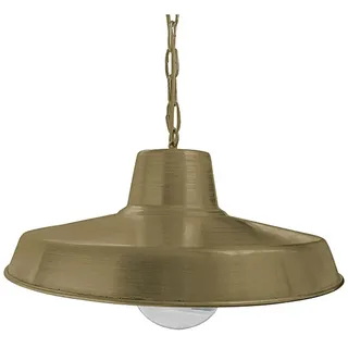 Licht-Erlebnisse Maritime Hängeleuchte Außen Messing Massiv E27 IP23 Ø 46 cm