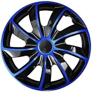 NRM Radzierblende Quad schwarz/blau 17 Zoll 4er Set