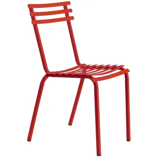 Stapelstuhl Flower Ethimo rot, Designer Ethimo Design Studio, 45x85x52 cm