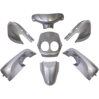 Verkleidungsset 9-Teilig Edge für Yamaha Neo's 2T/4T ab Baujahr 2008 bis 2011 - Silber