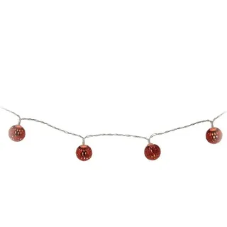 Weihnachtsbaumbeleuchtung LED-Kugeln - Rot