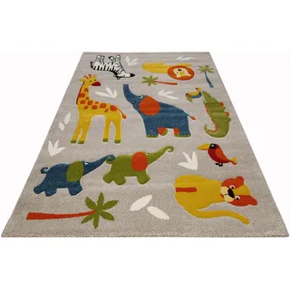 Smart Kids Benny & Friends Kinderteppich 200 x 300 cm Beige/Khaki