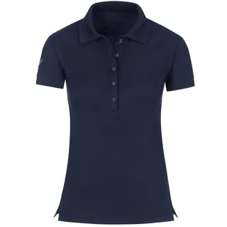 Trigema Damen 526611 Poloshirt, Blau (Navy 046), 44 (Herstellergröße: L)