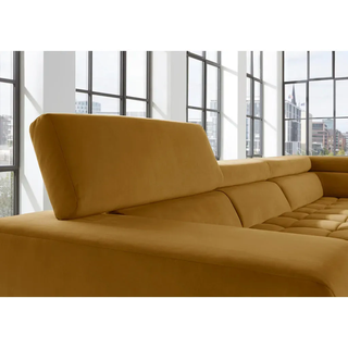 Beldomo Speed Ecksofa , Petrol , Metall , Ottomane links, nicht einzeln stellbar, L-Form , 326x222 cm , Goldenes M , Typenauswahl, Stoffauswahl, seitenverkehrt erhältlich, Hocker erhältlich , Wohnzimmer, Sofas & Couches, Wohnlandschaften, Ecksofas
