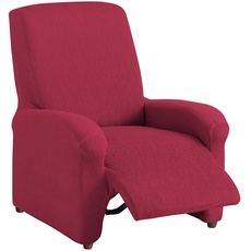 Textil-home Stretchhusse für Relaxsessel Komplett TEIDE, 1 Sitzer - 70 a 100Cm. Farbe Rot
