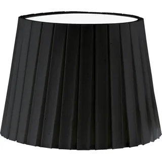Eglo Lampenschirm Vintage Plissee Schwarz Ø 24,5 cm