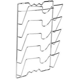 Topfdeckelhalter, Küchen Organizer aus Eisen, Wand-/Türmontage, Küchenschrank, Lagerregalhalter für Topf- und Pfannendeckel