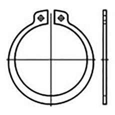 Bild von TO-6855105 Sicherungsringe DIN 471 Edelstahl V2A A2 25St.