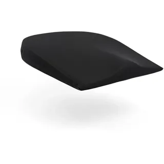 Shapevital Sitzkissen in Keilform | aufrechte Sitzhaltung abnehmbarer Waschbezug 1 St schwarz