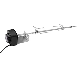 HOME It® XXL Drehspieß für Gasgrill mit Motor - Extra Langer Grillspieß mit Motor Universal (1010mm) - Premium Spiessdreher Gasgrill für 3-5 Brenner
