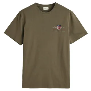 GANT Herren, T-Shirt 1er Pack", Regular Archive Shield EMB