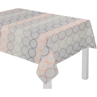 Tischdecke WIRTH "ZIRBELLO" Gr. 4, bunt (rosé, lila), B:130cm L:190cm, Baumwolle, Polyester, Tischdecken, Tischdecke