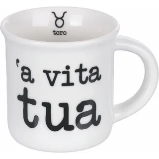 Villa d'Este Home Tivoli Kaffeebecher 90 ml Porzellan Stier S.P.Q.eRe Sternzeichen