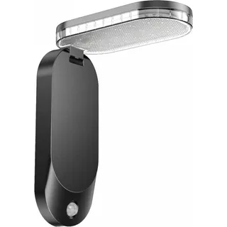 Solar Fassadenleuchte schwarz LED mit Bewegungsmelder SOE-7 EC20740 - Schwarz