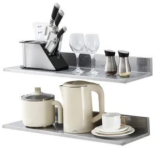 Vevor Küchenregal 762 x 218 x 8,5 cm Silber