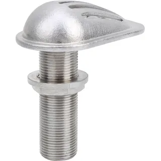 Boot Einlasssieb,Durch-Rumpf-Filter,Boot Pumpe Schaufel,Rohwasser Einlass,Edelstahl Boot Einlasssieb,Wasser Einlasssieb - Silber