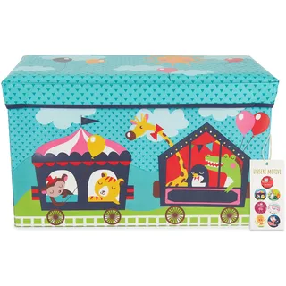Bieco Aufbewahrungsbox 60 x 35 cm 1-tlg. Blau/Türkis