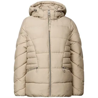 STREET ONE Damen 2005314 Kurze Steppjacke, Smooth Champagne, 36