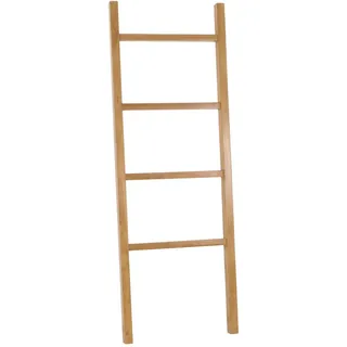 MCW Teak-Handtuchhalter Braun , Holz , 57x161x5 cm , Badezimmer, Badezimmerausstattung, Handtuchhalter