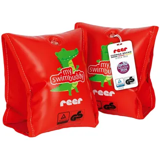 reer myswimbuddy Schwimmflügel | Schwimmhilfe für Babys und Kleinkinder | Extraweicher Stoffeinsatz | Sicher Schwimmen Lernen | 11-30kg