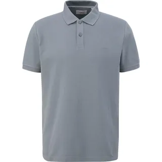s.Oliver Herren Poloshirt - Basic, Polokragen, Baumwolle, einfarbig Hellgrau M - Hellgrau