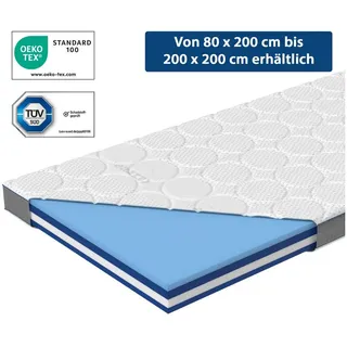 Genius Topper Royal Hybrid 80 x 200 cm Weiß