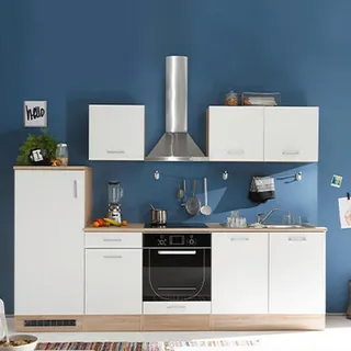 BASIC by Balculina Küchenzeile Andy 270 cm weiß