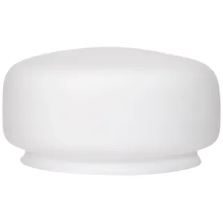 Westinghouse Lampenschirm Trommelform 13 cm aus satiniertem Glas weiß