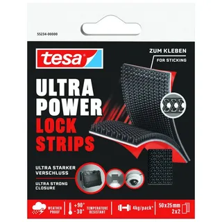 Tesa Klettband Ultra Power Lock 50 mm x 25 mm 4 St.
