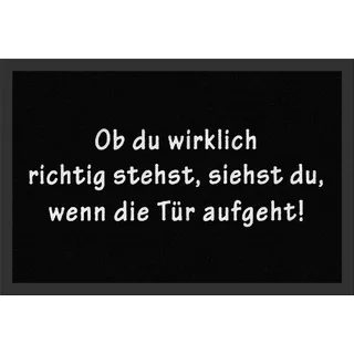 Rockbites Design 10125052C00000210 Fußmatte, Polyamid, Schwarz, 40 x 60 cm, 1 Einheiten