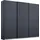 Schwebetürenschrank OTELI 203 x 229 x 62 cm Grau