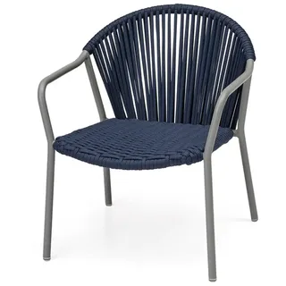 Armlehnsessel Pio grau, 76x63.5x67 cm