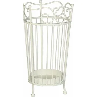 Ambiente Haus Schirmständer 25 x 25 x 46 cm weiß