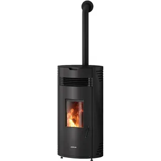Justus | Pelletofen | Norta | 8 kW | Stahl Schwarz
