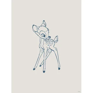 Komar Wandbild - Little Bambini - Größe: 30 x 40 cm - Poster, Kunstdruck, Dekoration, Wohnzimmer, Schlafzimmer, Disney