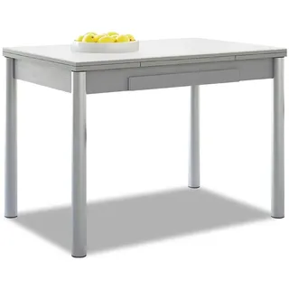 ASTIMESA Küchentisch, weiß, 90 x 50 cm