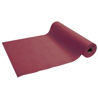 Pronappe Tischdecke R732708I 4er Pack Einweg-Tischläufer aus Spunbond-Vlies Länge 27m Breite 0,4m (pro Rolle) vorgeschnitten alle 0,90m Farbe Bordeaux