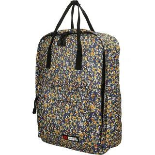 Christian Wippermann hochwetiger großer Herren Damen Rucksack City Bag Cityrucksack Tasche Blau-Blumen - Blau