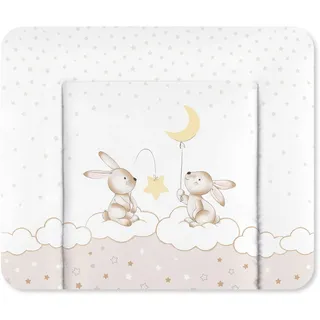 Julius Zöllner Wickelauflage Softy 85x75 cm - Wickelunterlage - wasserdicht und abwischbar - Made in Germany – Oeko-Tex Standard 100 – Traumhase